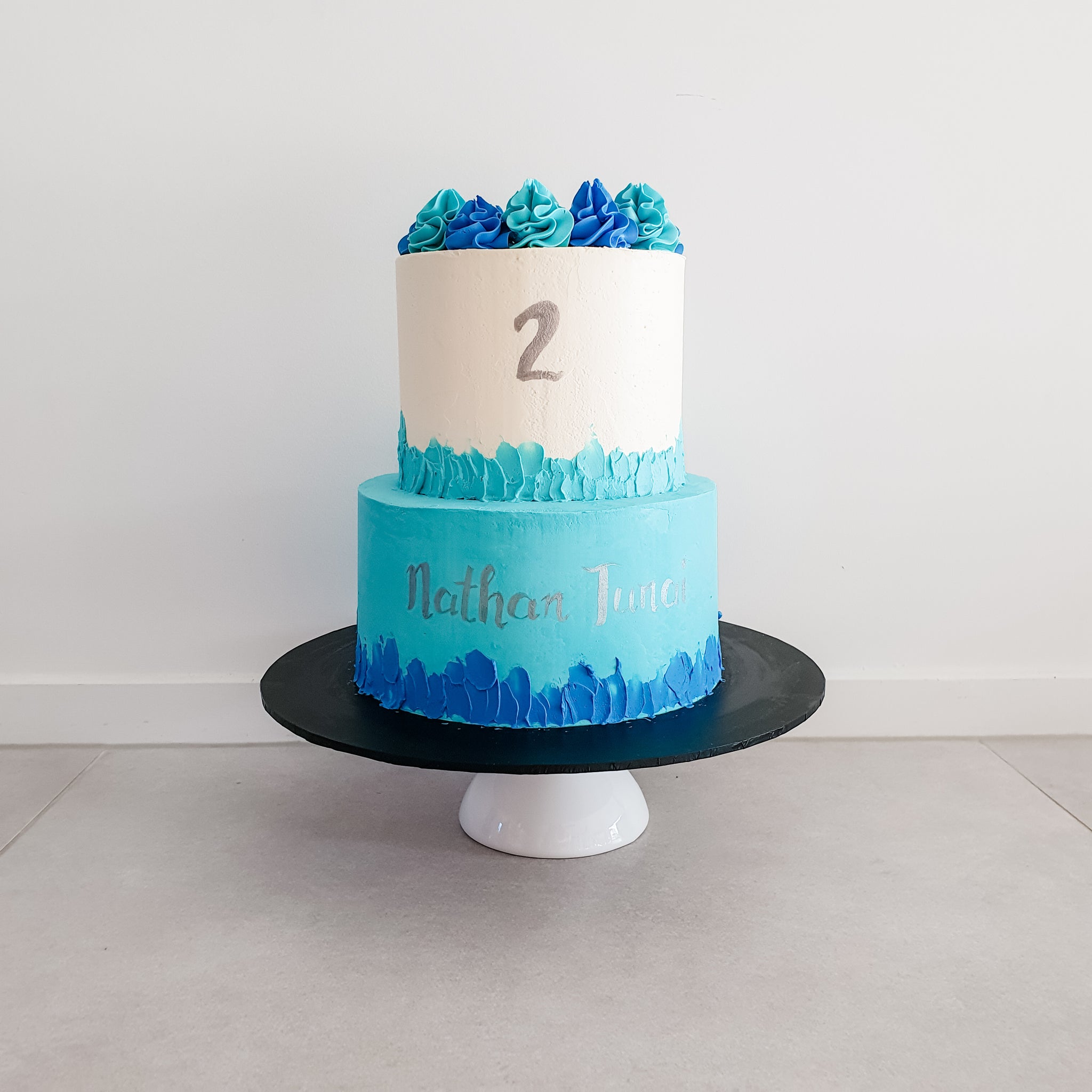 2 Tier Birthday Cake