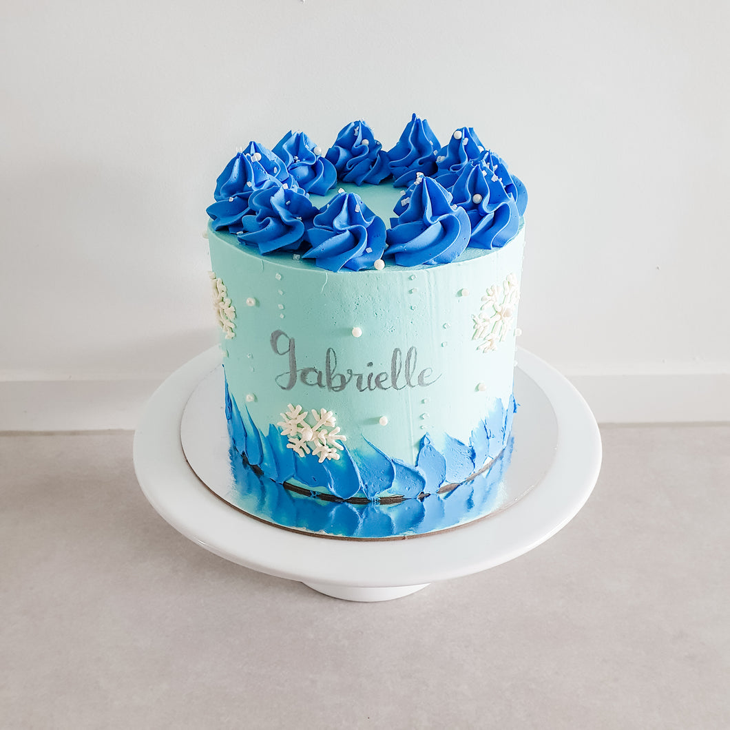 Frozen Birthday Cake – Design 4 - Make Our Cake
