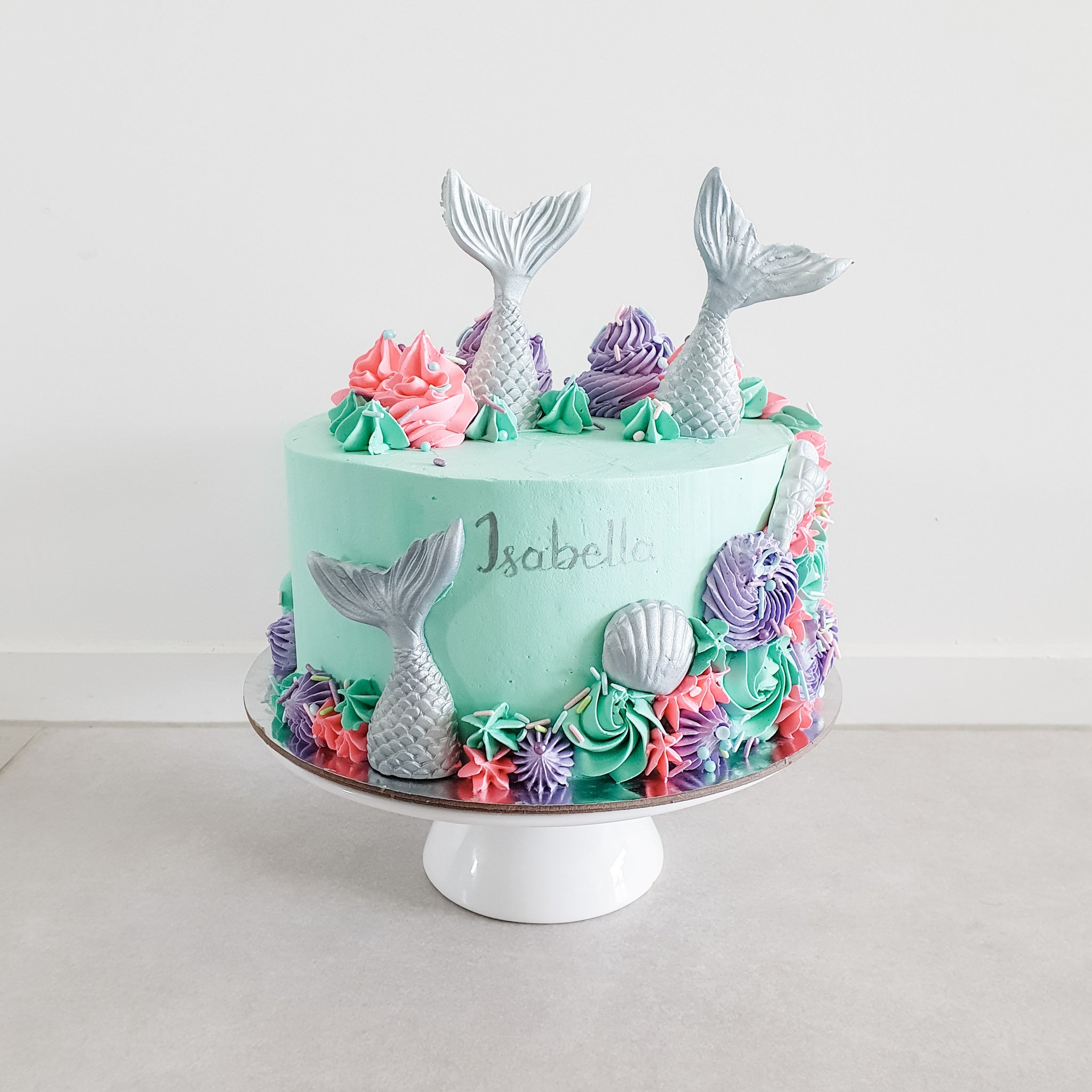 Cute Mermaid Cake | Birthday Cakes for Girls - Kukkr Cakes Online