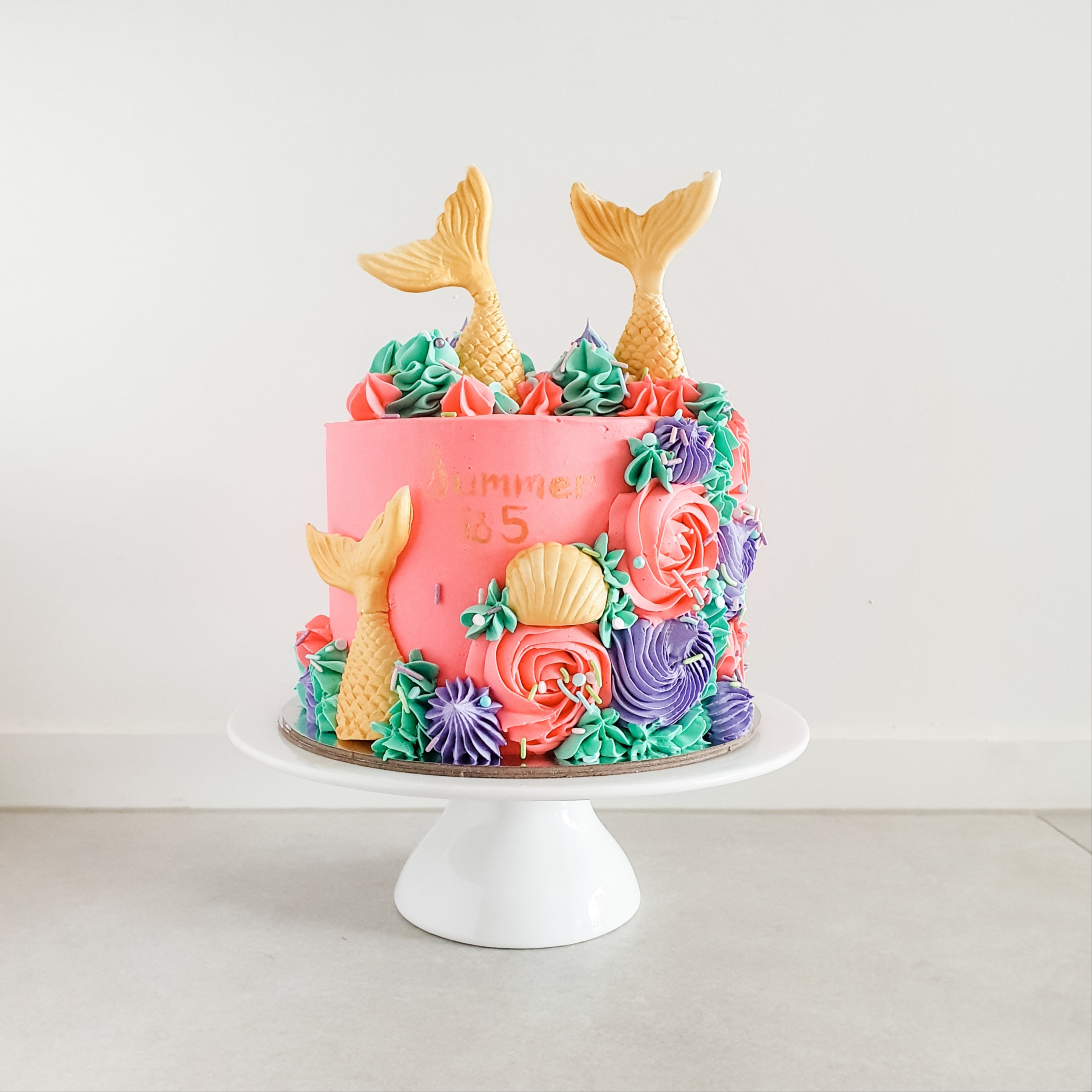 Unicorn Mermaid Layer Cake - Classy Girl Cupcakes